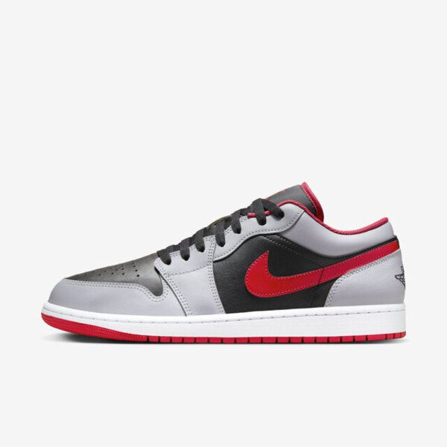 NIKE 耐吉  Air Jordan 1 Low 553558-060 男 休閒鞋 運動 喬丹 AJ1 低筒 穿搭 煙灰紅