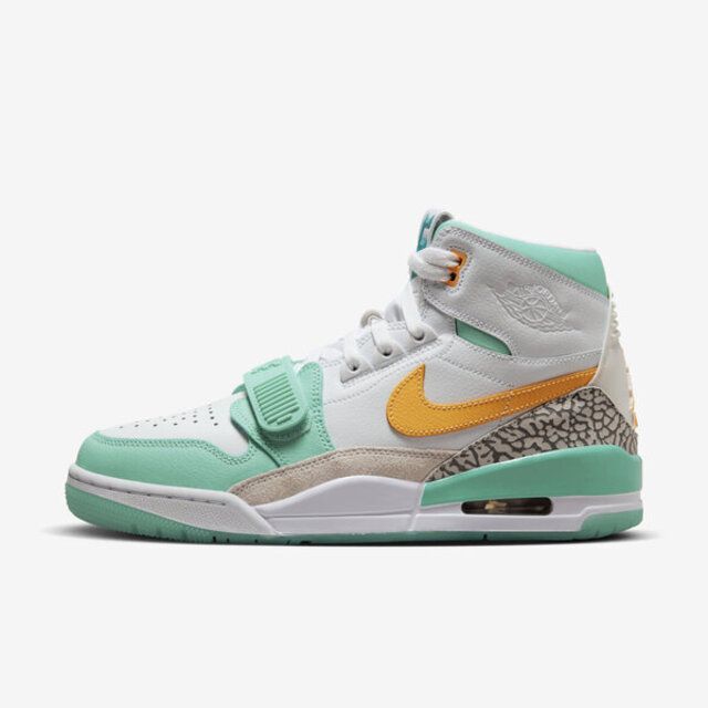 NIKE 耐吉  Air Jordan Legacy 312 [FV3625-181] 男 休閒鞋 喬丹 球鞋 爆裂紋 白 淺綠