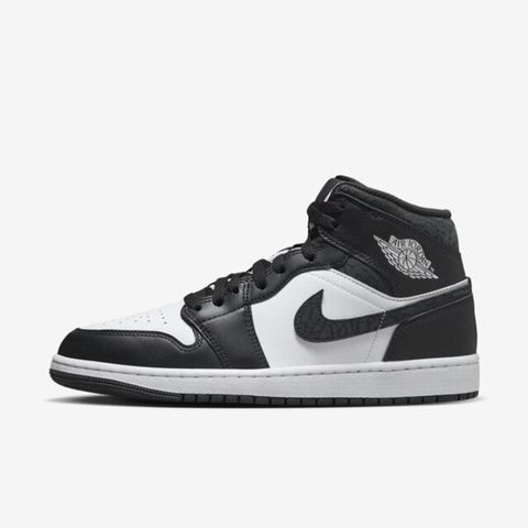 NIKE 耐吉 Air Jordan 1 Mid SE FB9911-001 男 休閒鞋 喬丹 AJ1 象紋 熊貓 黑白