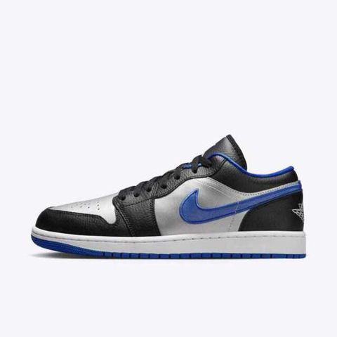 NIKE 耐吉 Air Jordan 1 Low 553558-007 男 休閒鞋 運動 喬丹 低筒 閃電配色 藍黑銀