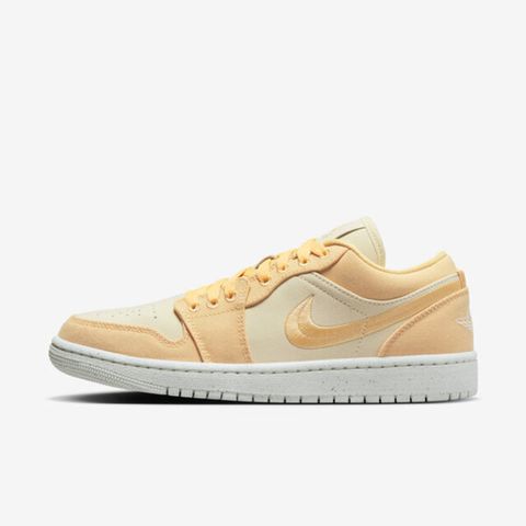 NIKE 耐吉 Nike Wmns Air Jordan 1 Low SE [DV0426-200] 男女 休閒鞋 喬丹 帆布 刺繡 黃