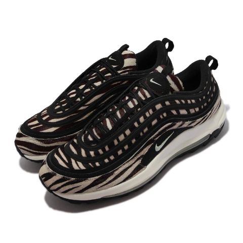 Nike 高爾夫球鞋 Air Max 97 Golf NRG 男女鞋 氣墊 避震 經典鞋型 斑馬紋 黑 棕 DH1313001 DH1313-001