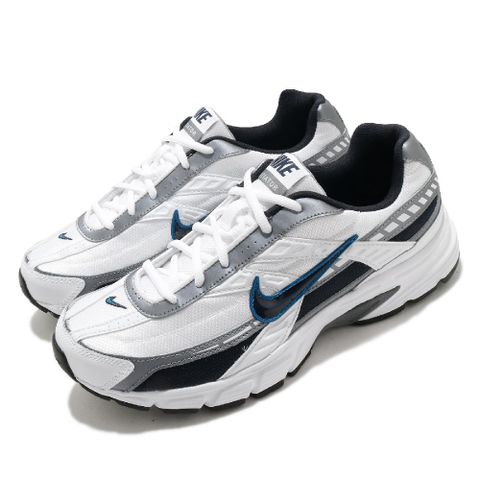 Nike 慢跑鞋 Initiator 運動 男女鞋 復古 避震 路跑 健身 球鞋 情侶穿搭 白 藍 394055101 394055-101