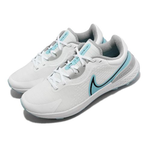 NIKE 耐吉 高爾夫球鞋 Infinity Pro 2 Wide 寬楦 男女鞋 白 藍 灰 緩震 高球 運動鞋 DM8449-114