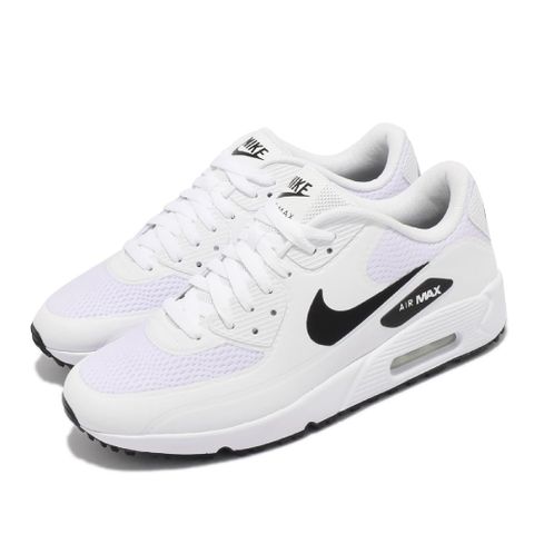 Nike 高爾夫球鞋 Air Max 90 Golf 男鞋 白 黑 無釘 休閒鞋 運動鞋 CU9978-101