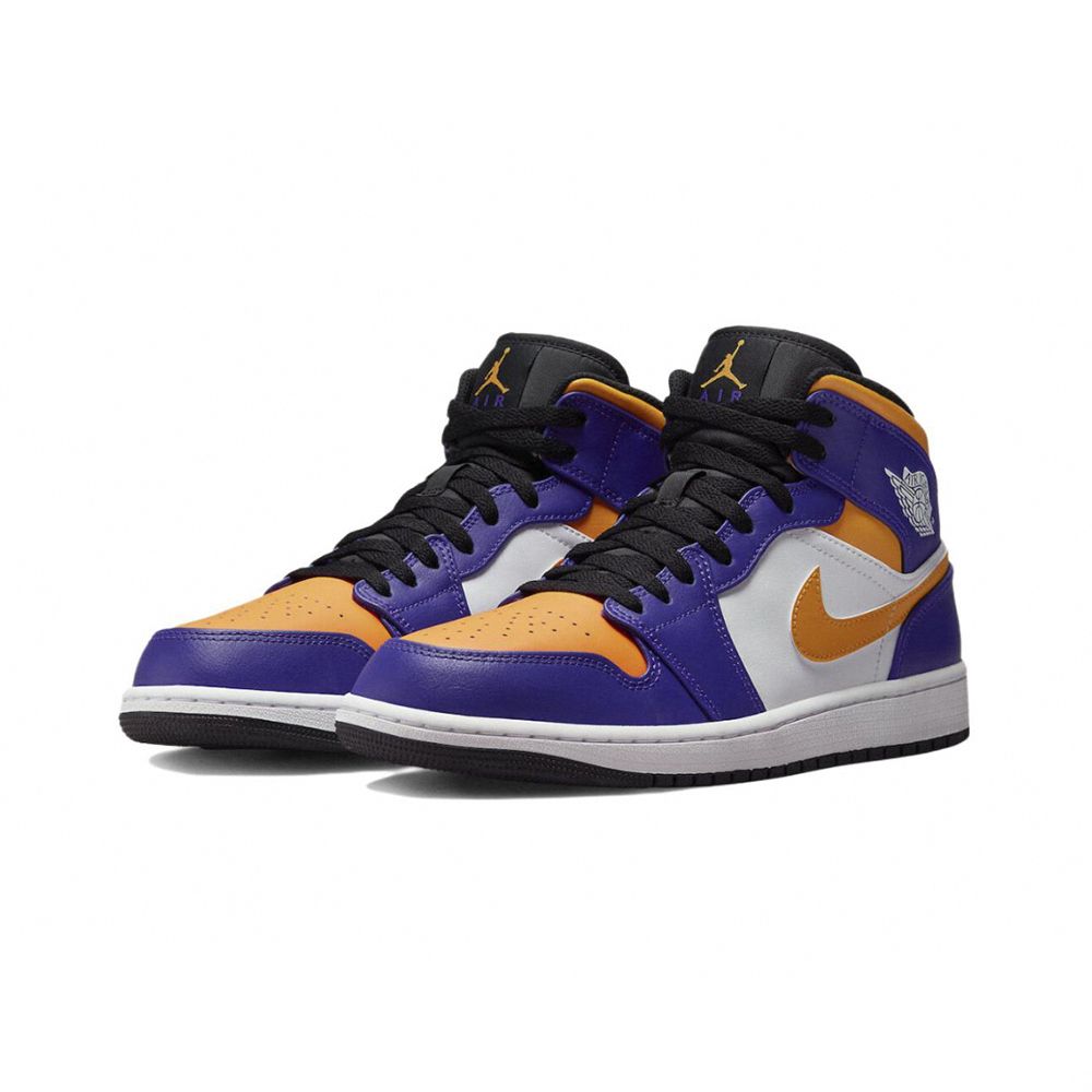 Air Jordan 1 Mid Lakers 湖人隊紫黃高筒DQ8426-517 - PChome 24h購物