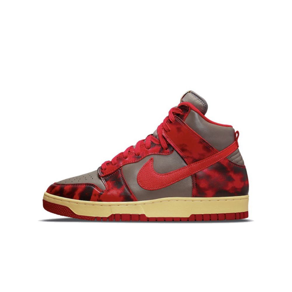 Nike Dunk High 1985 SP Red Acid Wash 渲染紅棕色DD9404-600 - PChome