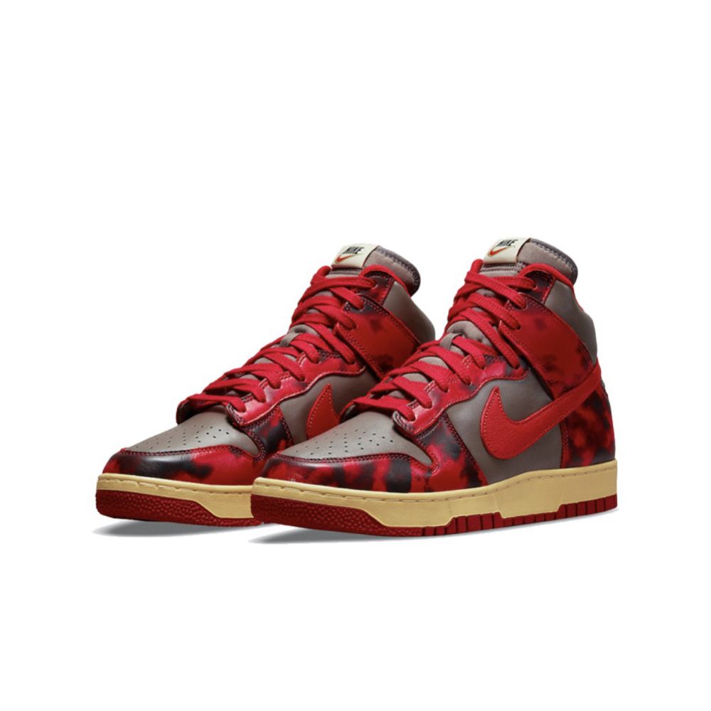 Nike Dunk High 1985 SP Red Acid Wash 渲染紅棕色DD9404-600 - PChome