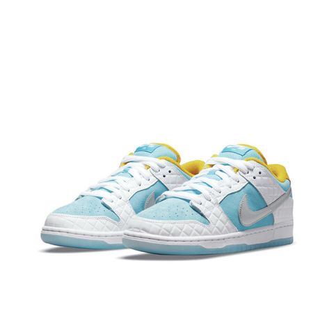 NIKE 耐吉 FTC x  SB Low Pro QS Lagoon Pulse 白銀藍 湯 限量款 DH7687-400