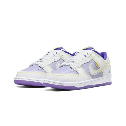 【NIKE 耐吉】Union LA x Nike Dunk Low Court Purple 網格 白紫 休閒鞋 DJ9649-500