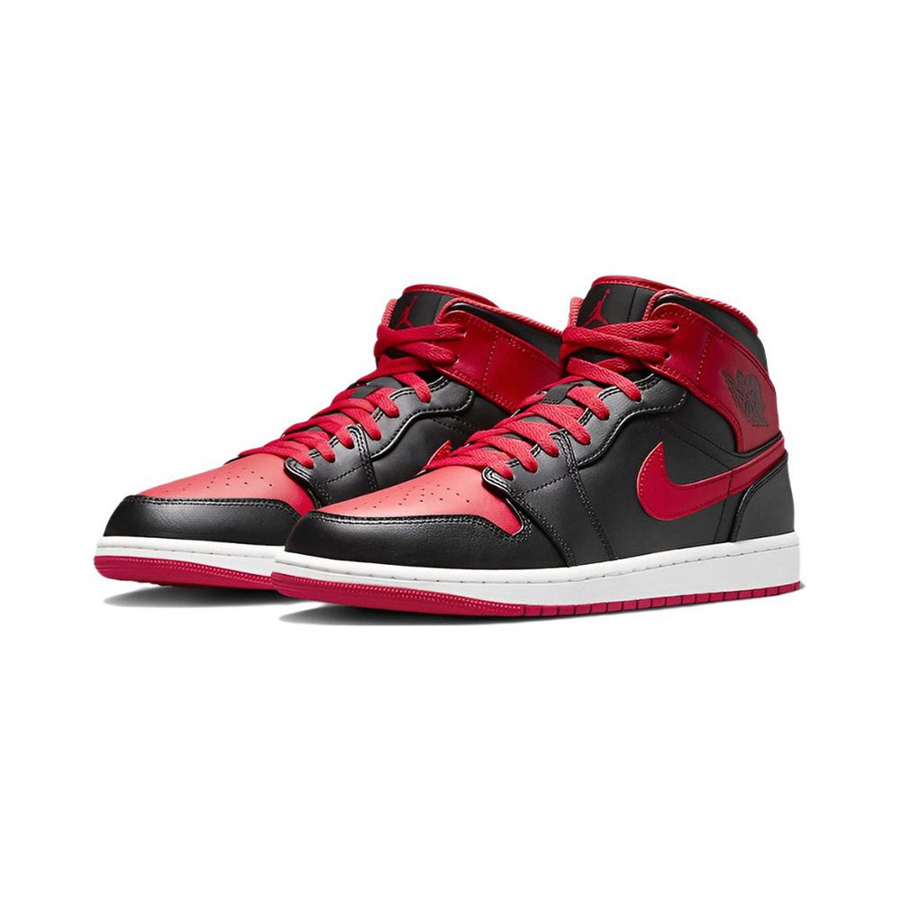 Air Jordan 1 Mid Alternate Bred 黑紅腳趾高筒DQ8426-060 - PChome