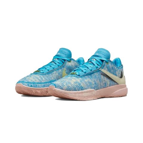 【NIKE 耐吉】Nike Lebron 20 All-Star 詹皇 閃電水藍 實戰籃球鞋 DV1192-400