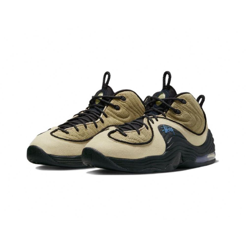 Stussy x Nike Air Penny 2 Rattan Limestone 棕褐黑DX6934-200