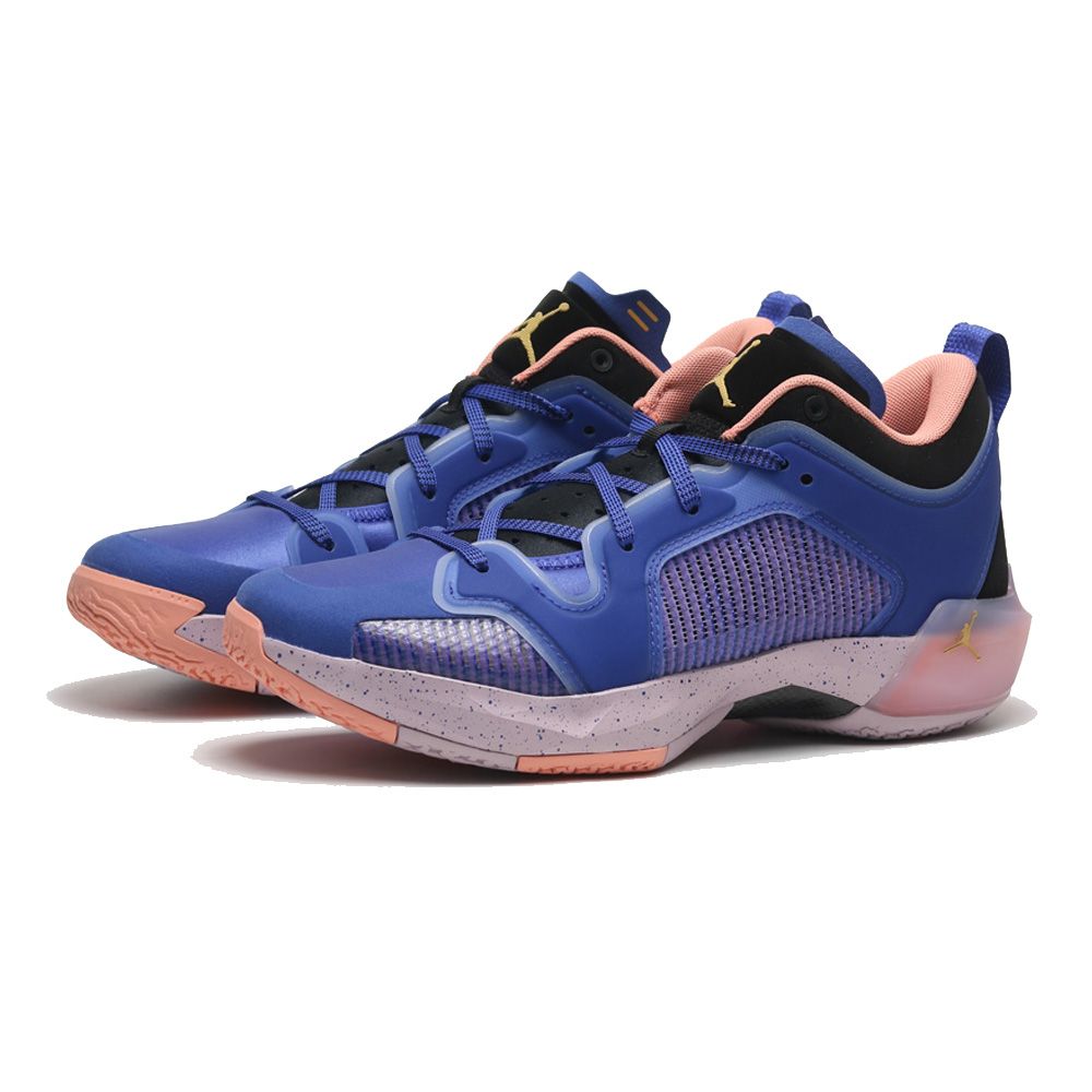 NIKE 籃球鞋AIR JORDAN XXXVII LOW PF 37 藍粉紅喬丹男DQ4123-400