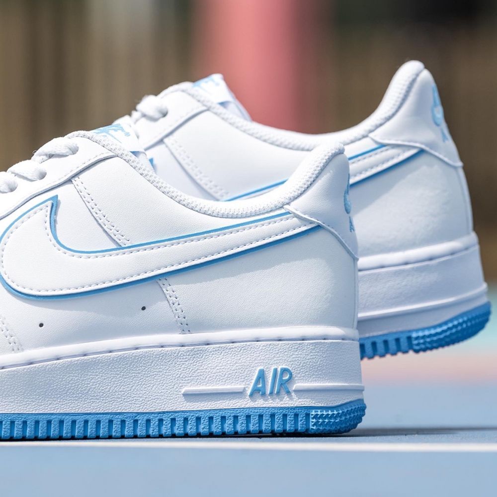 Nike Air Force 1 07 University Blue 滾邊天空藍DV0788-101 - PChome