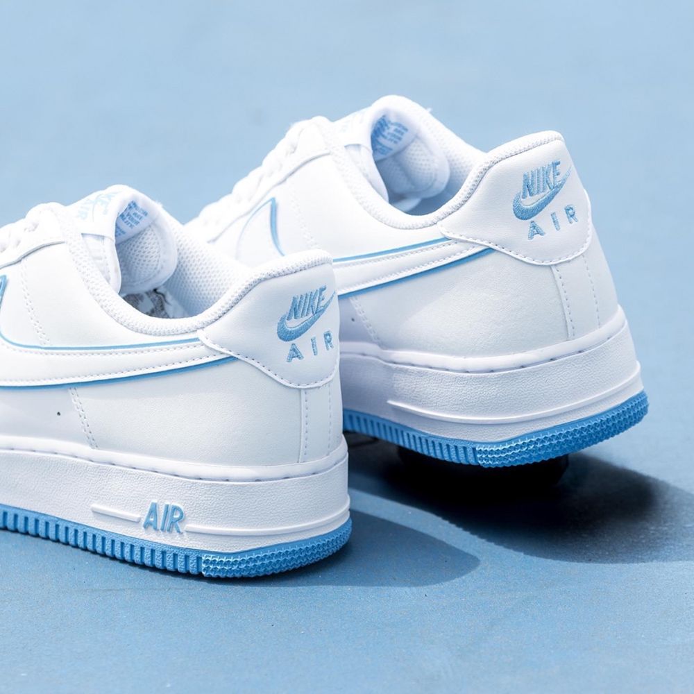 Nike Air Force 1 07 University Blue 滾邊天空藍DV0788-101 - PChome