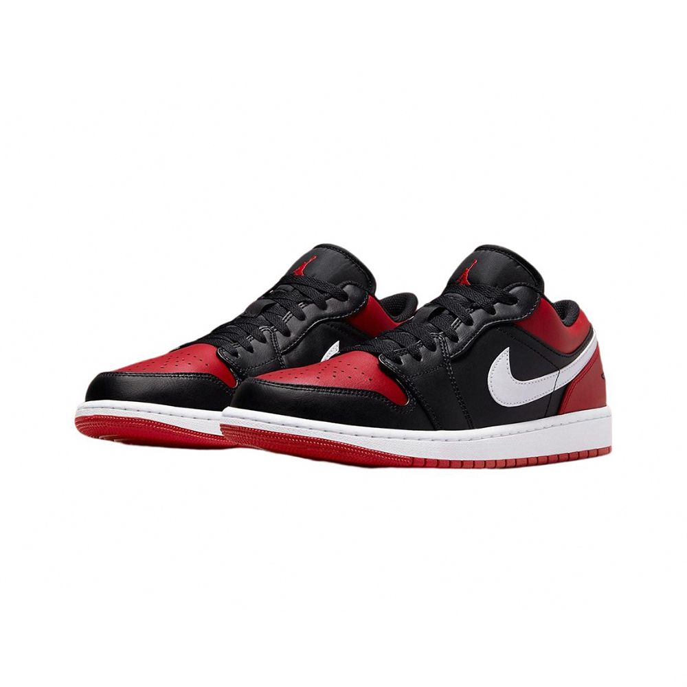 Air Jordan 1 Low Alternate Bred Toe 紅黑腳趾白勾553558-066