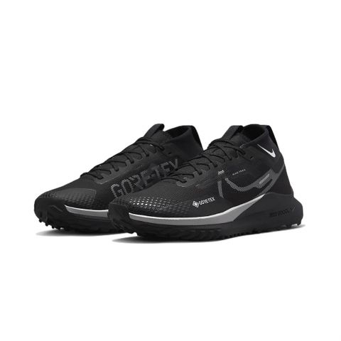 【NIKE 耐吉】Nike React Pegasus Trail 4 GTX 反光黑 防水 男鞋 越野跑鞋 運動鞋 DJ7926-001