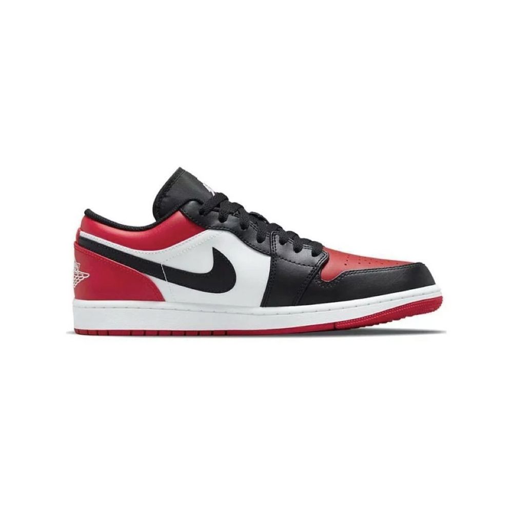 Air Jordan 1 Low Bred Toe 黑紅頭黑紅腳趾553558-612 - PChome 24h購物