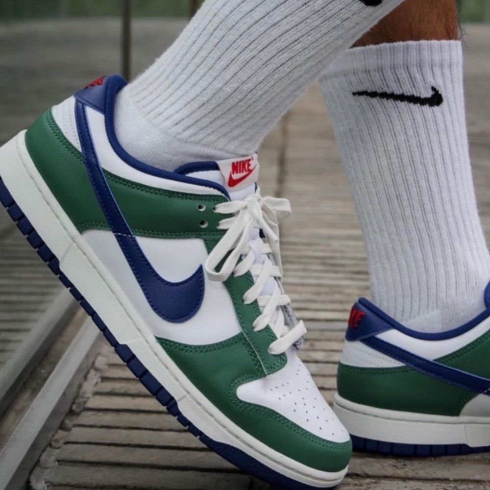 Nike Dunk Low Gorge Green Deep Royal 峽谷綠FQ6849-141 - PChome 24h購物