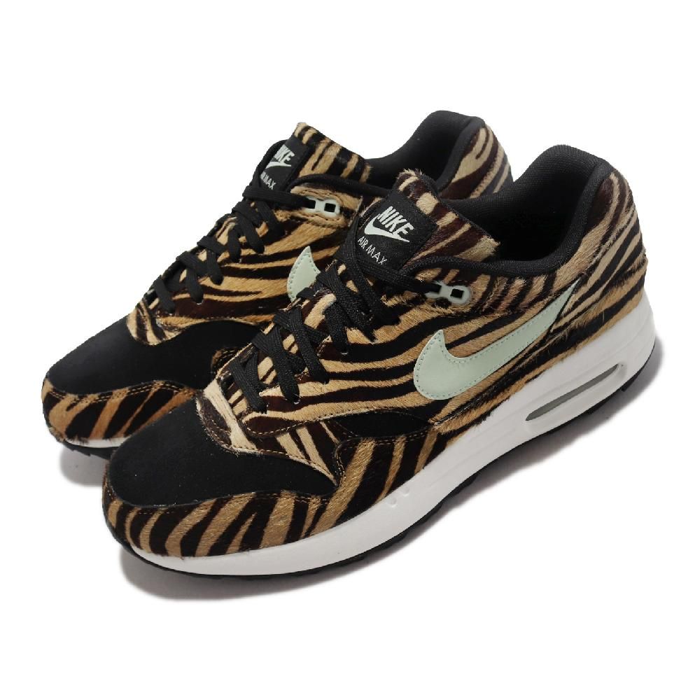 NIKE 耐吉  高爾夫球鞋 Air Max 1 Golf NRG 男女鞋 經典 虎紋設計 氣墊 避震 穿搭 黑 棕 DH1301-800