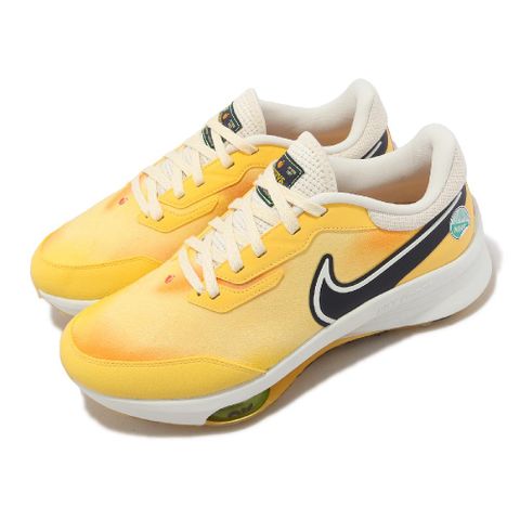 Nike 耐吉 高爾夫球鞋 AR ZM Infnty TR NXT% NRG M23 寬楦 男女鞋 黃 氣墊 鞋釘 DX9047-701