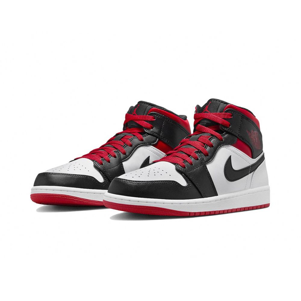 Air Jordan 1 Mid Gym Red Black Toe 黑白紅DQ8426-106 - PChome 24h購物