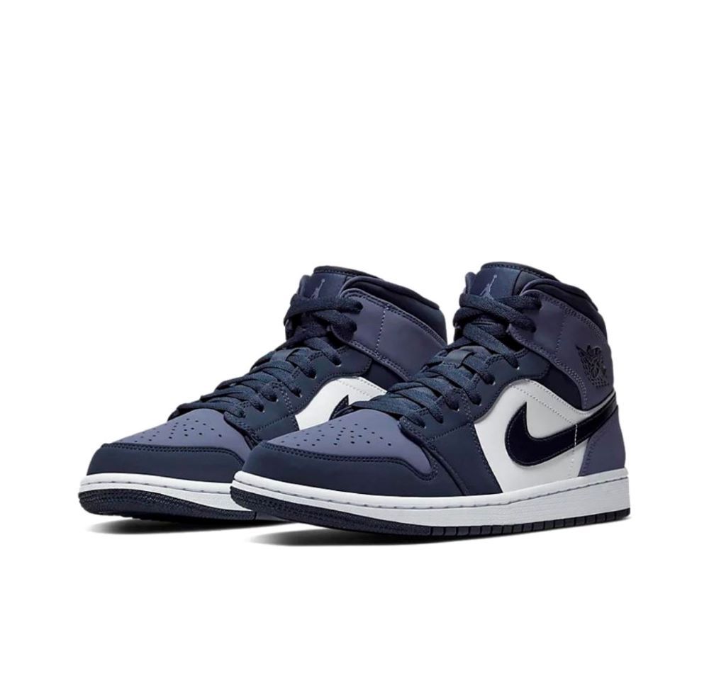 Air Jordan 1 Mid Sanded Purple 黑藍紫腳趾554724-445 - PChome 24h購物