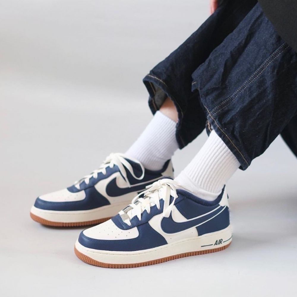 Nike Air Force 1 Low College Pack Midnight Navy 藍莓焦糖底DQ7659