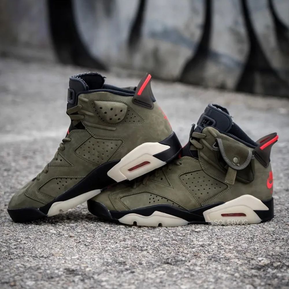 Air Jordan 6 x Travis Scott 軍綠CN1084-200 - PChome 24h購物