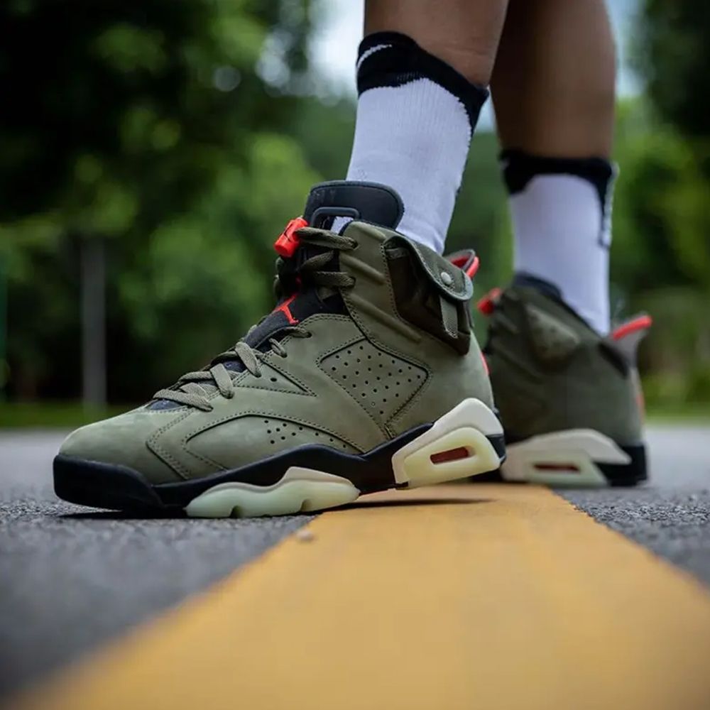 Air Jordan 6 x Travis Scott 軍綠CN1084-200 - PChome 24h購物