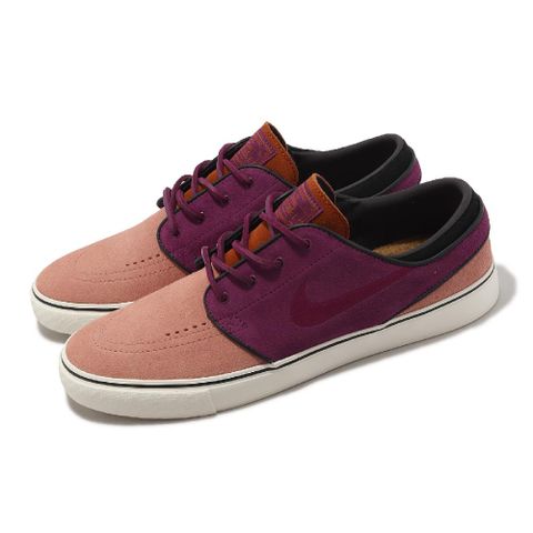 Nike 耐吉 滑板鞋 SB Zoom Janoski OG+ 粉紅 莓果紫 男鞋 女鞋 麂皮 運動鞋 DV5475-600