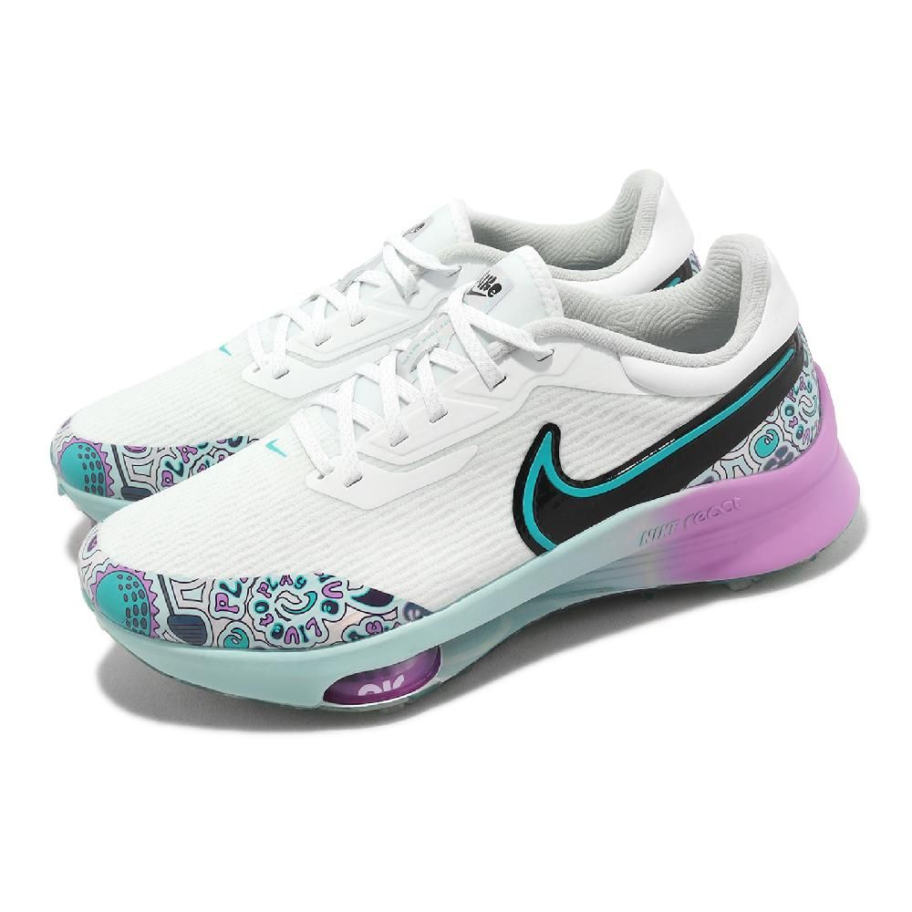 NIKE 耐吉   高爾夫球鞋 Air ZM Infinity TR NXT% NRG 寬楦 男鞋 白 鞋釘 FD5424-100