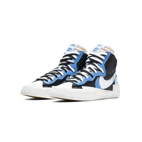 【NIKE 耐吉】Sacai x Nike Blazer Mid 藍 BV0072-001