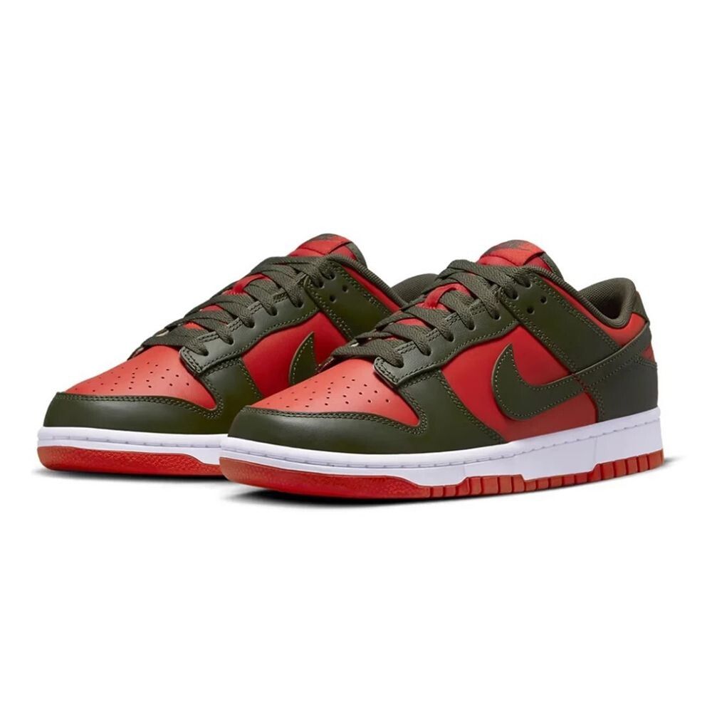 NIKE 耐吉  Dunk Low Mystic Red Cargo Khaki 工裝卡其 神秘紅 DV0833-600