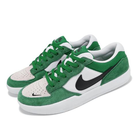 Nike 耐吉 滑板鞋 SB Force 58 男鞋 綠 白 支撐 耐磨 麂皮 板鞋 運動鞋 DV5477-300