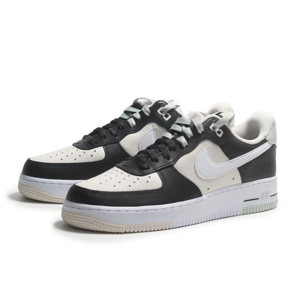 NIKE 耐吉  休閒鞋 AF1 AIR FORCE 1 米白黑 皮革 經典款 男 FD2592-002