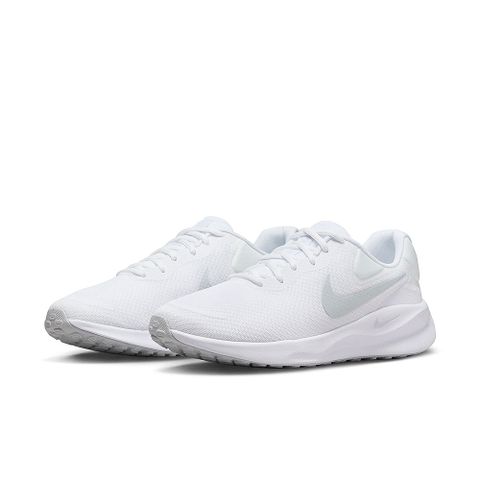 【NIKE 耐吉】Nike Revolution 7 慢跑鞋 白灰 FB2207-100