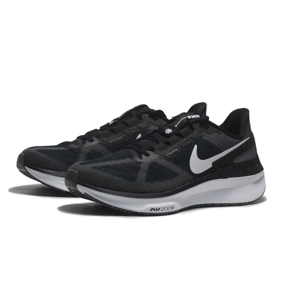 NIKE 耐吉  慢跑鞋 AIR ZOOM STRUCTURE 25 黑白 基本 運動鞋 男 DJ7883-002