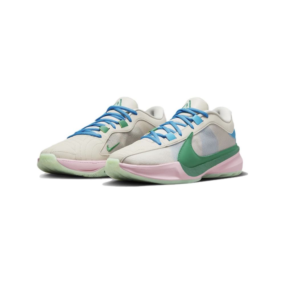 NIKE 耐吉  Zoom Freak 5 EP 籃球鞋 粉綠藍 DX4996-100