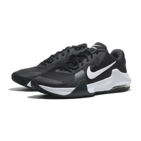 NIKE 耐吉 籃球鞋 AIR MAX IMPACT 4 黑白 包覆 氣墊 男 DM1124-001