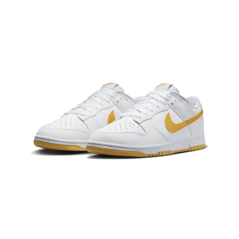 NIKE 耐吉  Dunk Low White University Gold 大學金 DV0831-110