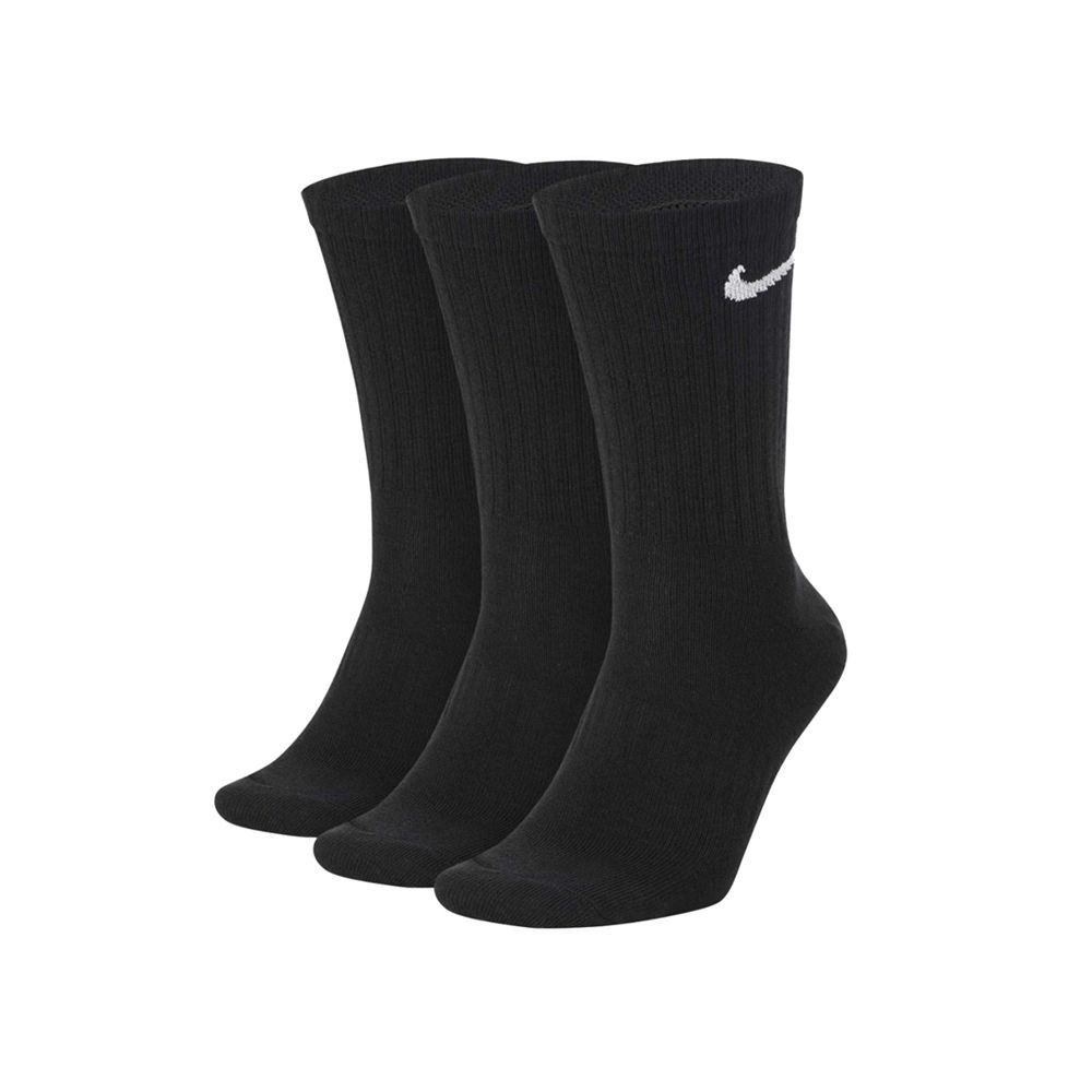 NIKE 耐吉  小腿襪 薄 黑 襪子 配件 運動配件 兩組 SX7676-010