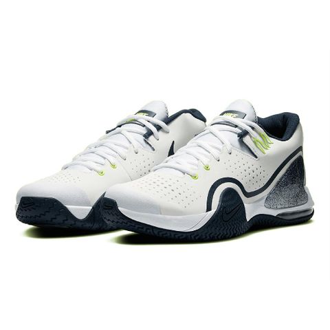 Nike 耐吉 網球鞋 Court Tech Challenge 20 男鞋 白 藍 氣墊 抓地 運動鞋 BQ0234-103