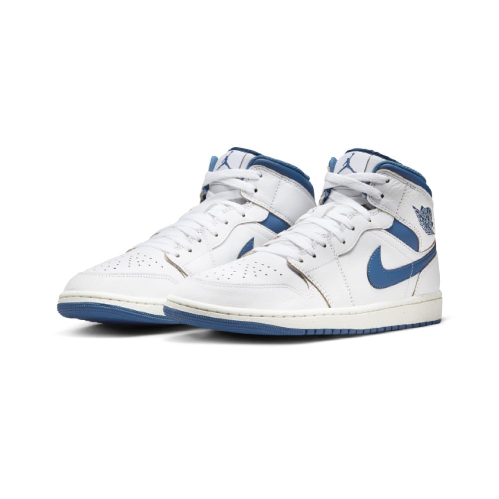 NIKE 耐吉 Air Jordan 1 Mid SE Industrial Blue 工業藍 AJ1 男鞋 休閒鞋 FN5215-141