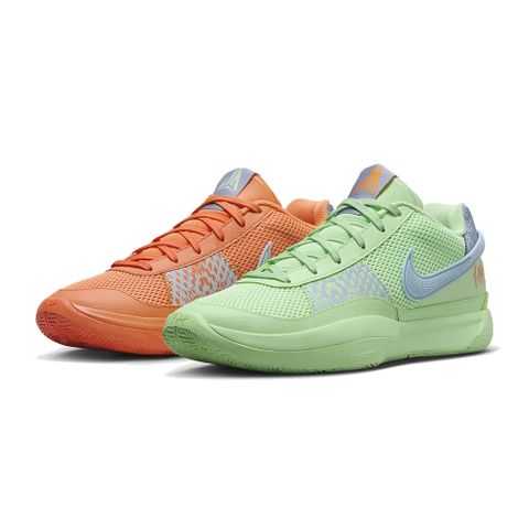 【NIKE 耐吉】Nike JA 1 Mismatched 籃球鞋 鴛鴦綠橘 男鞋 籃球鞋 運動鞋 實戰藍球鞋 FV1288-800