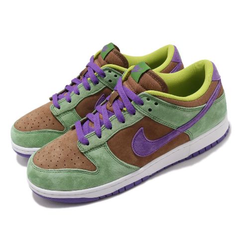 NIKE 耐吉 滑板鞋 Dunk Low SP Veneer 醜小鴨 男鞋 綠 棕 紫 休閒鞋 DA1469-200