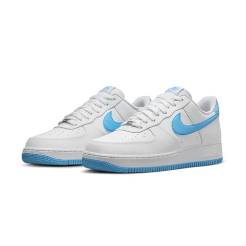 NIKE 耐吉 Air Force 1 Low 07 白底天空藍 男鞋 休閒鞋 FQ4296-100