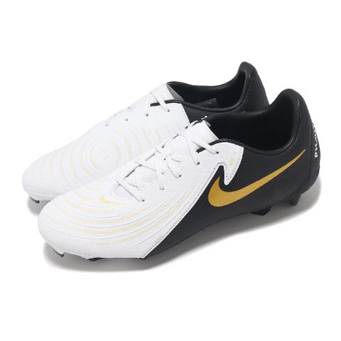 NIKE 耐吉 足球鞋 Phantom GX II Academy FG/MG 男鞋 白 黑 抓地 合成材質 運動鞋 FD6723-100