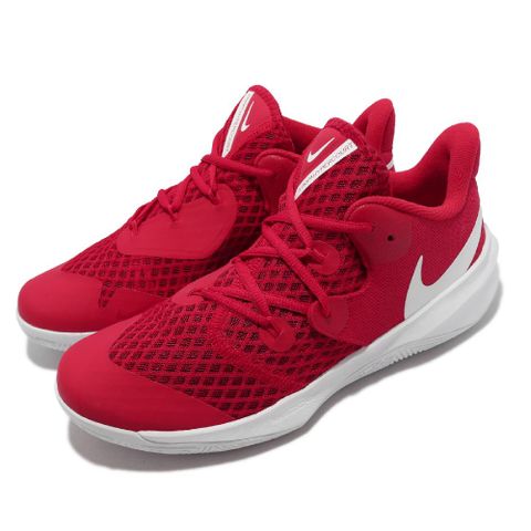 Nike 排球鞋 Hyperspeed Court 男鞋 氣墊 避震 包覆 支撐 運動訓練 紅 白 CI2964-610